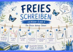 Vorschau - Präsentationen/Tafelbilder - Freie Schreibzeit nach Beate Leßmann. Klasse 3 und 4. (Autorenrunde) - Seite 1