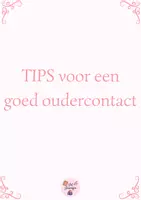 Voorbeeld - Oudercontacten in de kleuterklas - Voorblad