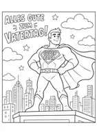Vorschau - Arbeitsblätter - Ausmalbilder Vatertag - Deckblatt