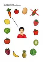 Vorschau - Mal- und Bastelvorlagen - SPRACHFÖRDERUNG in der VORSCHULE 5 (Thema: Lebensmittel) - Seite 3