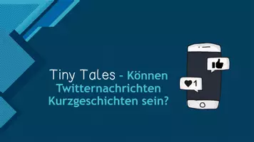 Vorschau - Arbeitsblätter - Tiny Tales Kurzgeschichten bei Twitter - Deckblatt