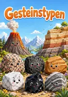 Vorschau - Poster - Lernkarte – Gesteinstypen – Sachunterricht – Steine und Materialien 3. Klasse - Seite 1
