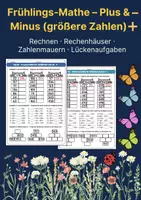 Vorschau - Unterrichtsreihen - Frühlings‑Mathe – Plus & Minus (größere Zahlen) - Deckblatt