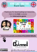 Vista previa - Juegos / Gamificación - VERB “LIKE” AND FOOD – Board Game - página 3