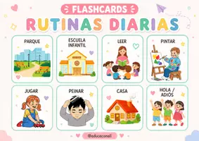 Vista previa - Unidades / Secuencias / Situaciones de Aprendizaje - Flashcards Rutinas diarias 0-3_20260429_020827_0000 - página 1