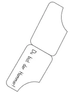 Vorschau - Mal- und Bastelvorlagen - Abschiedsgeschenk oder Vatertagsgeschenk, Gruß zum Vatertag: Hammer - Seite 3