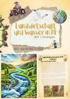 Vorschau - Unterrichtsreihen - XL Materialpaket: Landwirtschaft und Wasser in Deutschland (5. & 6. Klasse, Weltkunde | Nawi | Erdkunde | Geschichte) - 8 fertige Unterrichtsstunden mit Lösungen - Seite 1