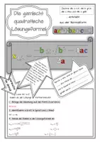 Vorschau - Spiele - Lösungsformel gemischt-quadratische Gleichungen (abc-Formel - Mitternachtsformel) - Seite 2
