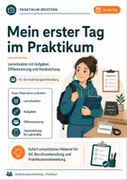 Vorschau - Stundenentwürfe - Mein erster Tag im Praktikum | Lernsituation mit Aufgaben & Differenzierung - Deckblatt