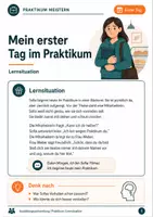 Vorschau - Stundenentwürfe - Mein erster Tag im Praktikum | Lernsituation mit Aufgaben & Differenzierung - Seite 1