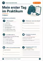 Vorschau - Stundenentwürfe - Mein erster Tag im Praktikum | Lernsituation mit Aufgaben & Differenzierung - Seite 2
