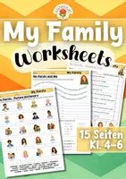 Vorschau - Arbeitsblätter - My Family | Familie | Englisch Arbeitsblätter - Worksheets (Klasse 4-6) - Deckblatt