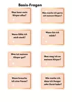 Vorschau - Spiele - Reflexionskarten „Mein Körper“ – Gesprächsanlässe für die Grundschule - Seite 1