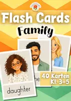 Vorschau - Bildkarten - Flash Cards | Bildkarten Englisch - Family (Klasse 3-5) - Deckblatt