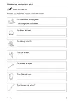 Vorschau - Stundenentwürfe - Adjektive verändern sich - sonderpädagogischer Förderbedarf - Seite 1