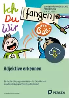 Vorschau - Stundenentwürfe - Adjektive erkennen - sonderpädagogischer Förderbedarf - Deckblatt