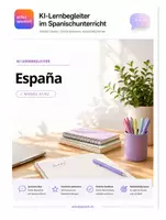 Vorschau - Arbeitsblätter - KI-Lernbegleiter Spanisch – España - Deckblatt