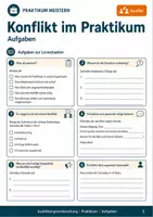 Vorschau - Arbeitsblätter - Konflikt im Praktikum | Lernsituation mit Aufgaben & Differenzierung - Seite 2