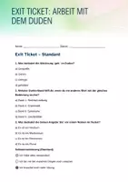 Vorschau - Arbeitsblätter - Materialpaket - Deckblatt