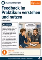 Vorschau - Arbeitsblätter - Feedback im Praktikum verstehen und nutzen | Lernsituation mit Aufgaben & Differenzierung - Seite 1