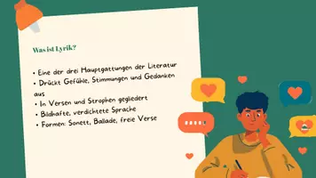 Vorschau - Poster - Umgang mit lyrischen Texten Einführung für die Sek.1 - Seite 1