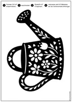Vorschau - Mal- und Bastelvorlagen - 🌼 Frühling und Sommer-Fensterbilder: Vorlagen im Scherenschnitt-Stil (Bastelidee für Frühling & Ostern) - Seite 2