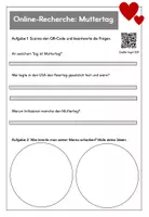Vorschau - Arbeitsblätter - Online Recherche Muttertag - Seite 2