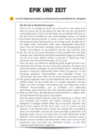 Vorschau - Arbeitsblätter - Epik und Zeit: Erzählzeit und Erzählte Zeit - Seite 1