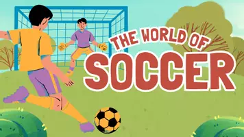 Vorschau - Präsentationen/Tafelbilder - The World of Soccer WM 2026- presentation, vocab, interactive tasks - Deckblatt