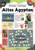Vorschau - Spiele - Altes Ägypten - Brettspiel mit Quizfragen - Deckblatt