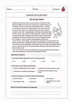 Vorschau - Arbeitsblätter - Lesekrimi: Wo ist der Kater? - Deckblatt