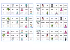 Vista previa - Juegos / Gamificación - Bingo con números romanos - página 2