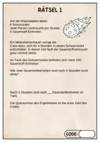 Vorschau - Arbeitsblätter - Escape Room Mathe Kl.3-4 "Weltraum" | inkl. Lösungen - Seite 3