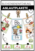 Vorschau - Poster - Buchstabeneinführung - Anlautplakate - Deckblatt