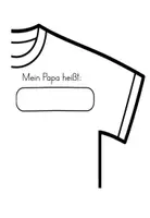 Vorschau - Arbeitsblätter - Vatertag basteln: T-Shirt gestalten & Kleiderhaken – persönliches Papa Geschenk (Grundschule) - Seite 2