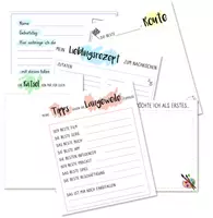 Vorschau - Arbeitsblätter - Ein Freundebuch für das Homeschooling - Deckblatt