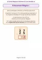 Vista previa - Hojas de trabajo - Cuaderno de sumas con llevadas 2/Matemáticas visuales primero/Refuerzo/Ayudas - página 3