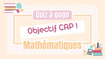 Aperçu - Tests - QUIZ REVISION MATHEMATIQUES pour niveau CAP - Page de couverture