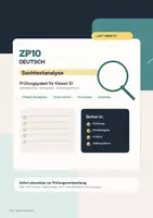 Vorschau - Arbeitsblätter - ZP10 Deutsch Sachtextanalyse Last-Minute | Prüfungsvorbereitung Klasse 10 mit Strategiekarten & Erwartungshorizont - Seite 1