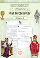 Vorschau - Arbeitsblätter - Mittelalter - Deckblatt