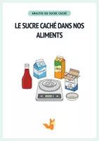 Aperçu - Feuilles d'exercices - Expérience Alimentation - Sucre caché - Protocole + Fiches - Page de couverture