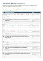 Vorschau - Arbeitsblätter - From informal to formal I: How to avoid "get" - Deckblatt
