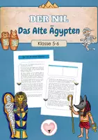 Vorschau - Arbeitsblätter - Altes Ägypten - Deckblatt