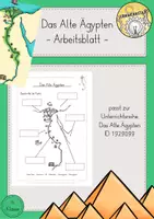 Vorschau - Arbeitsblätter - Ägypten Arbeitsblatt kostenlos - Deckblatt