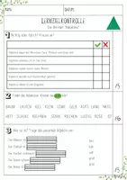 Vorschau - Test - Lernzielkontrolle Wortarten - Adjektive Test - Deckblatt
