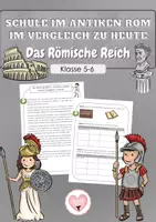 Vorschau - Arbeitsblätter - Römisches Reich - Deckblatt