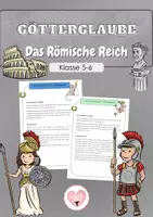 Vorschau - Arbeitsblätter - Römisches Reich - Deckblatt