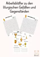 Vorschau - Arbeitsblätter - Arbeitblätter zu den liturgischen Gefäßen und Gegenständen - Deckblatt