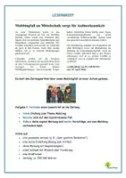 Vorschau - Arbeitsblätter - Leserbrief: Mobbing - Deckblatt