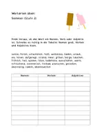 Vorschau - Arbeitsblätter - Wortarten Sommer - Nomen, Verben, Adjektive üben - Seite 1